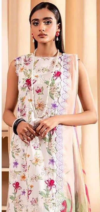 SANA SAFINAZ CHIKANKARI D NO 3292 OPEN PIC BY SHREE